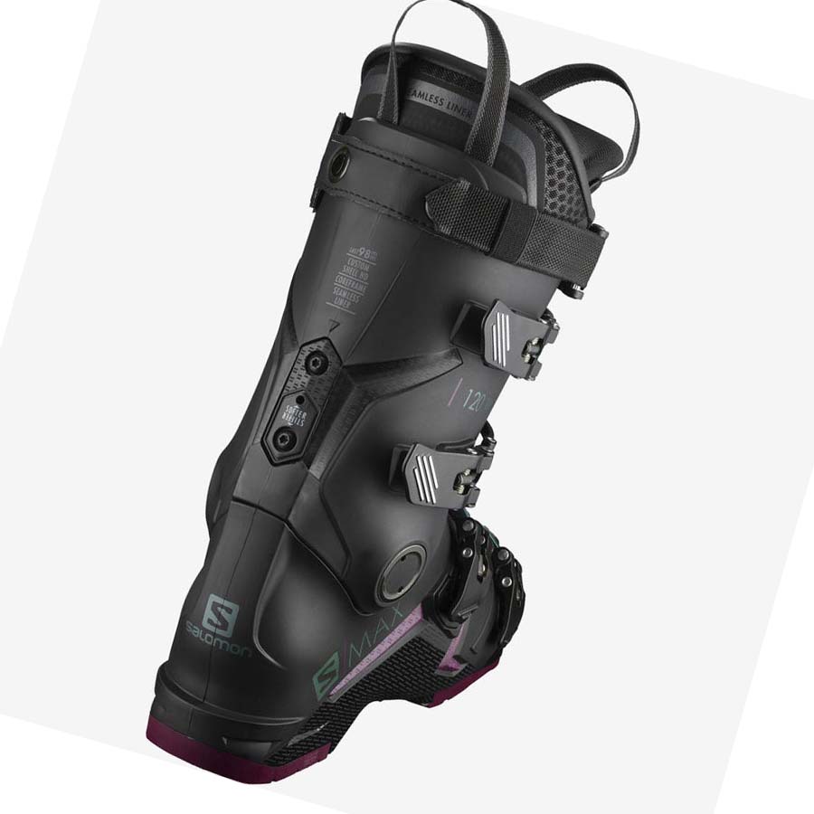 Salomon S/MAX 120 Síbakancs Női Fekete | HU 3560CTV